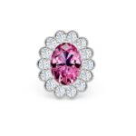 Elyndra Rosy Diamond Cocktail Ring 14kt & 18kt Gold