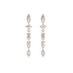Multi Shape Elegance Drop Earrings 14kt & 18kt Gold