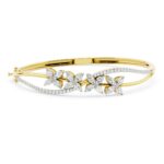 Starlit Grace Lab Grown Diamond Bracelet 14kt & 18kt Gold