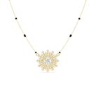Sunpetal Diamond Mangalsutra 18kt Gold