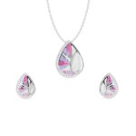 Miora Enamel Polki Set 14kt & 18kt Gold