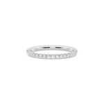 French Pave Half Eternity Band 14kt & 18kt Gold